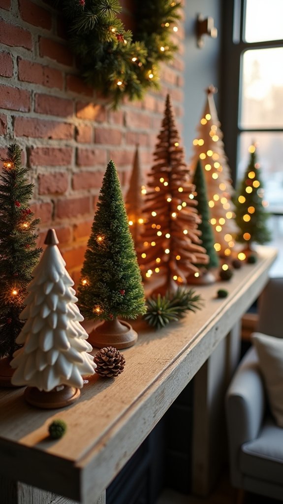 charming miniature christmas trees