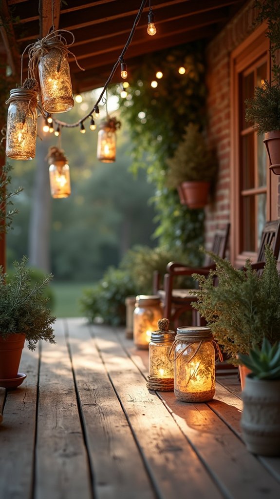 charming recycled jar lanterns