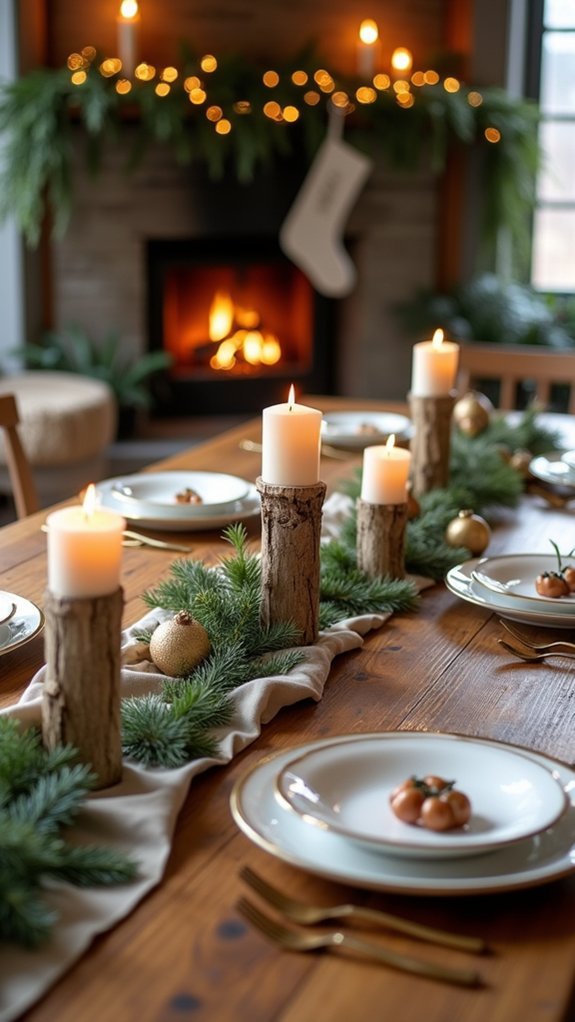 charming rustic stocking holders