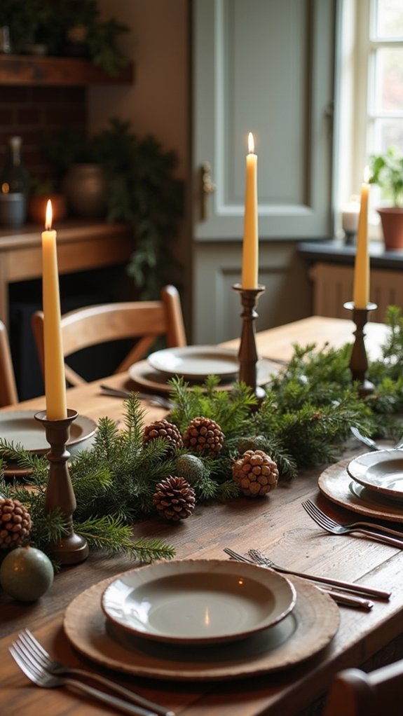 charming rustic table decor