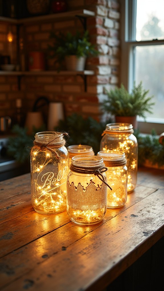 charming vintage jar displays