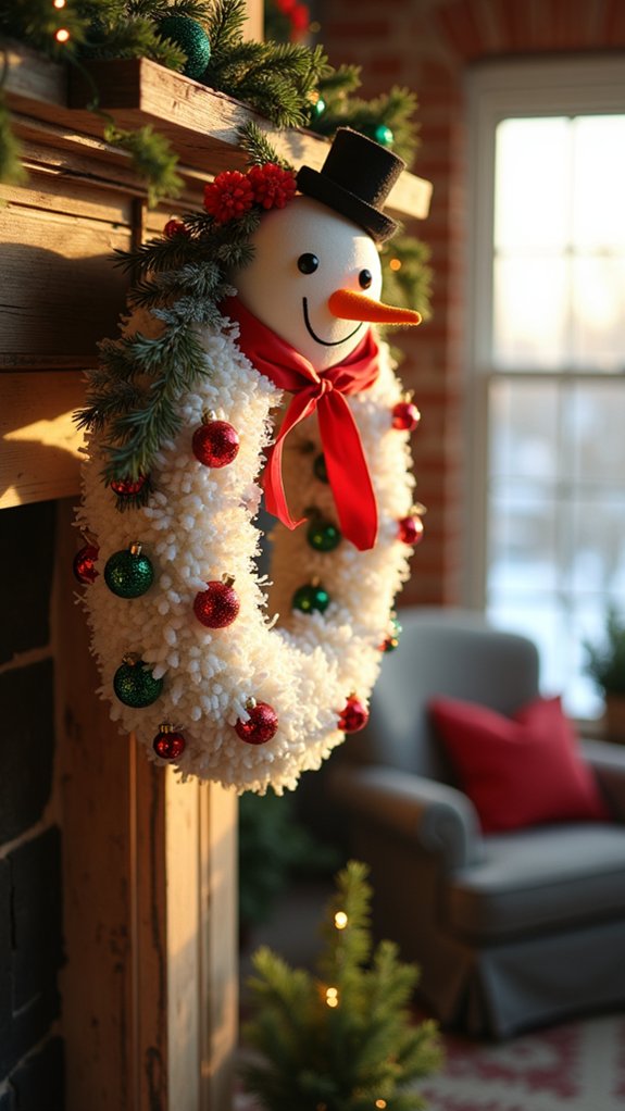 cheerful winter decoration joy
