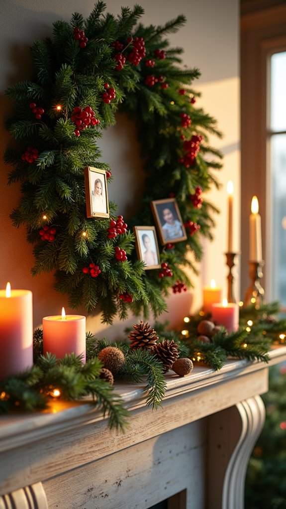 cherished family memories wreath