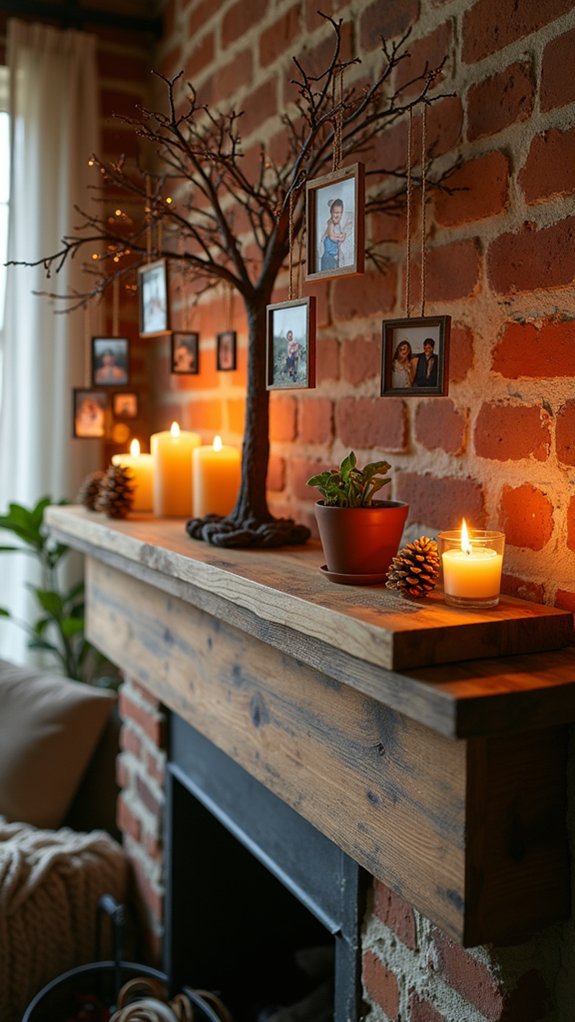 cherished holiday memories displayed