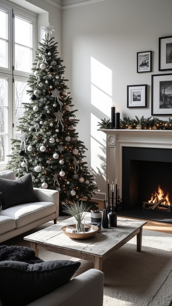 chic black and white elegance