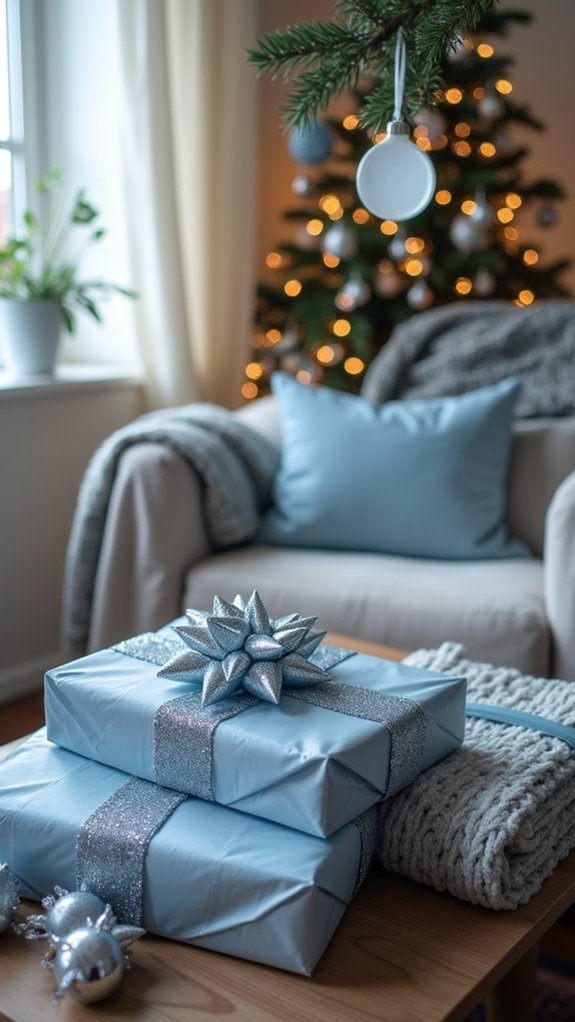 chic blue silver elegance