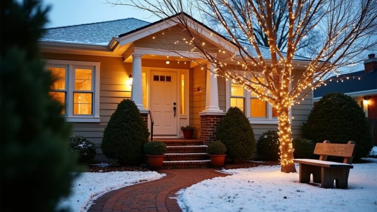 25 Modern Minimal Christmas Light Ideas That Keep Things Chic and Sleek chic minimalist christmas lighting