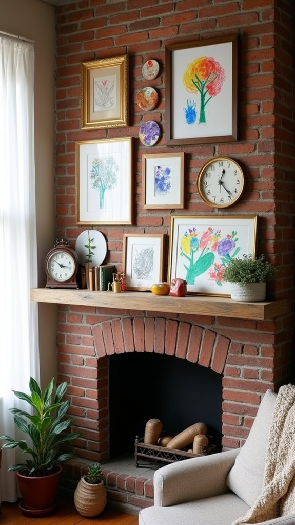 children s art gallery display