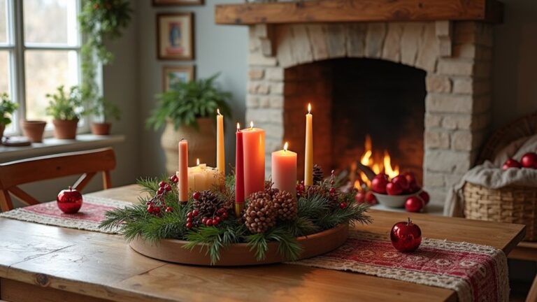 christmas centerpiece tray ideas