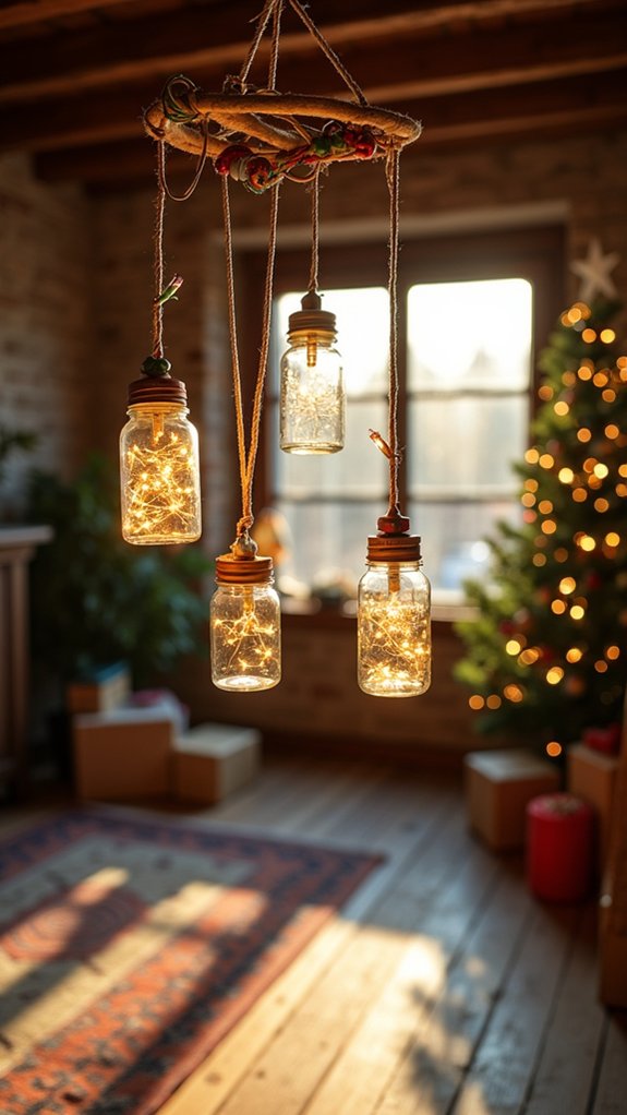 christmas light mobile creation