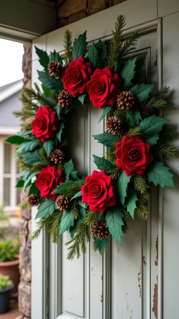 classic festive wreath crafting