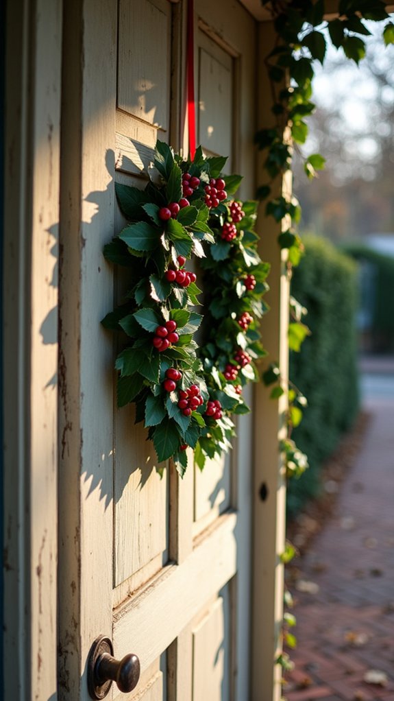 classic festive wreath crafting