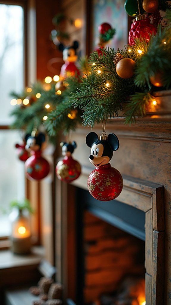 classic mickey mouse ornament