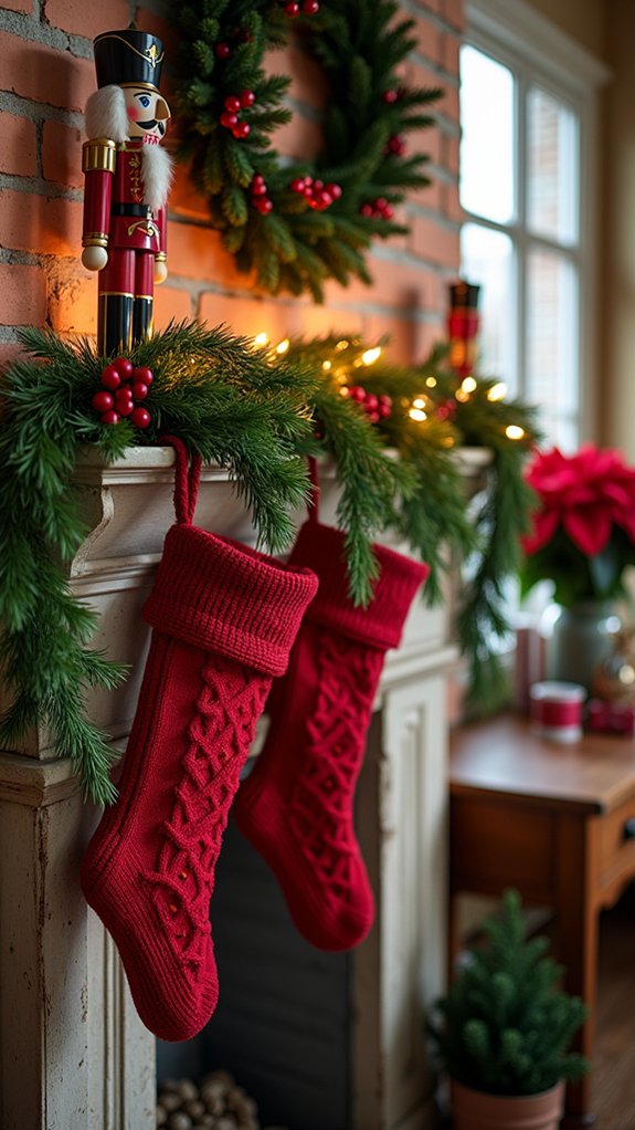 classic red and green elegance