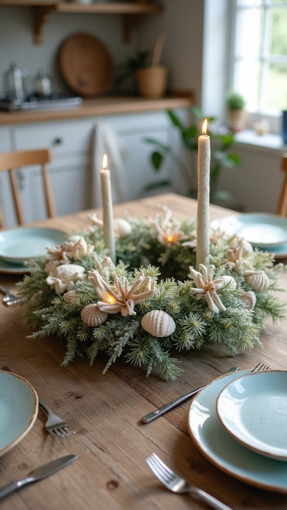 coastal christmas decor elements