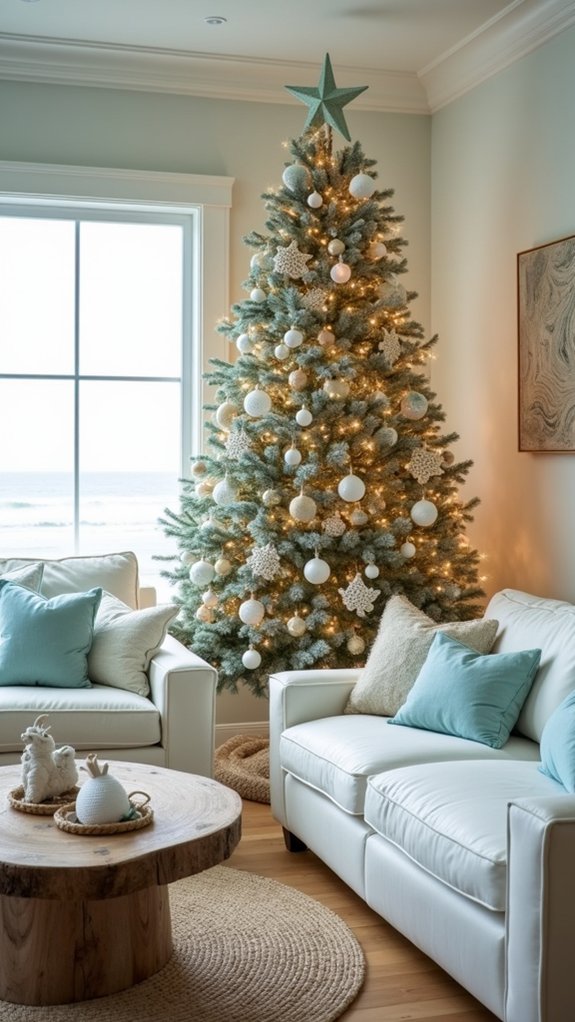 coastal themed christmas decor