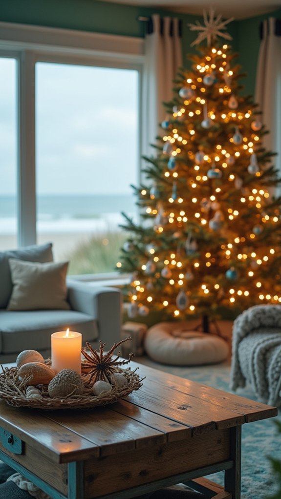 coastal themed christmas tree lights