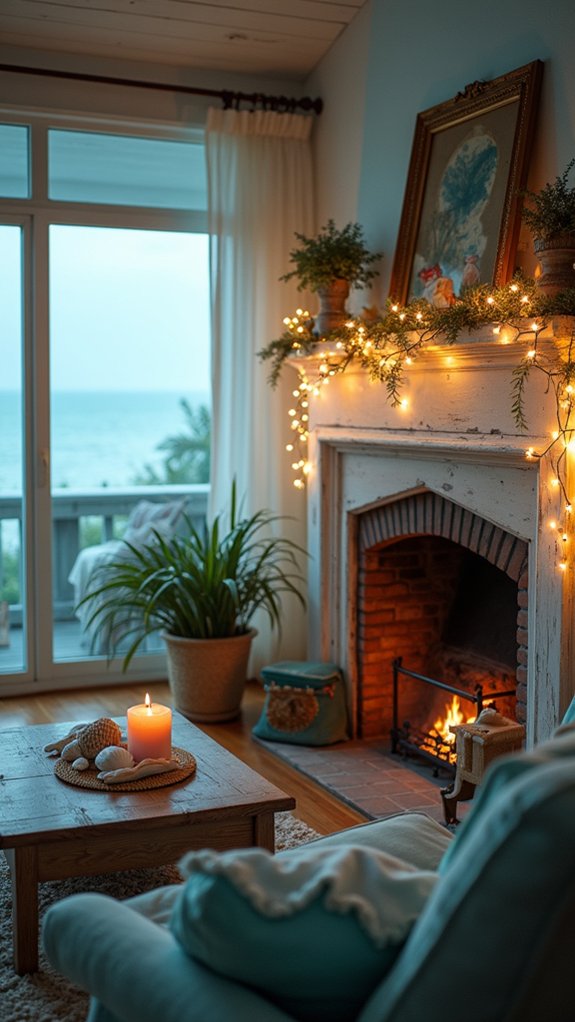 coastal vibe holiday decor