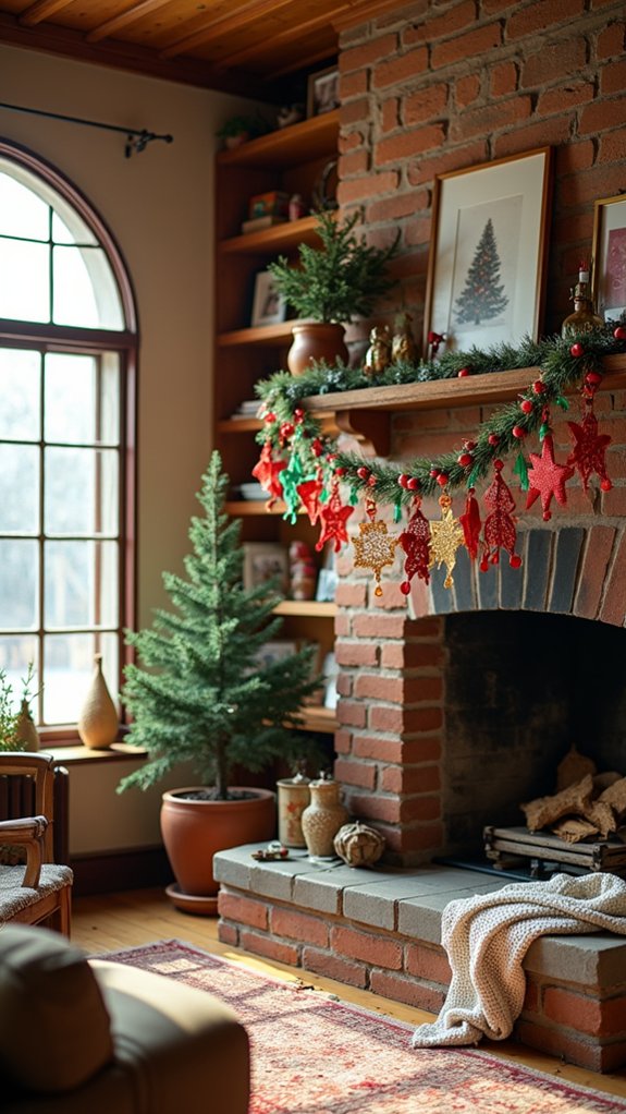 colorful diy paper garlands