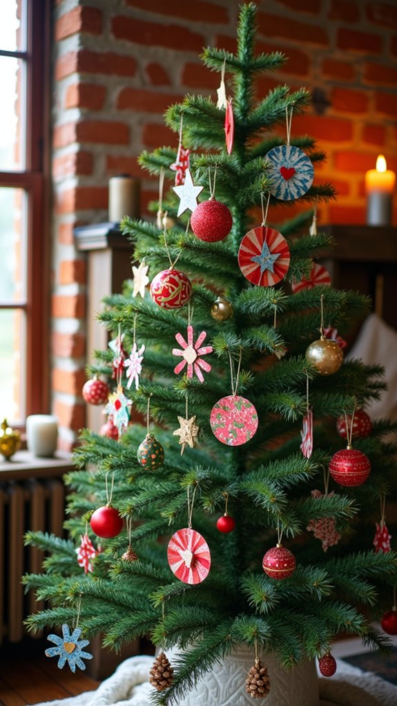 colorful diy paper ornaments