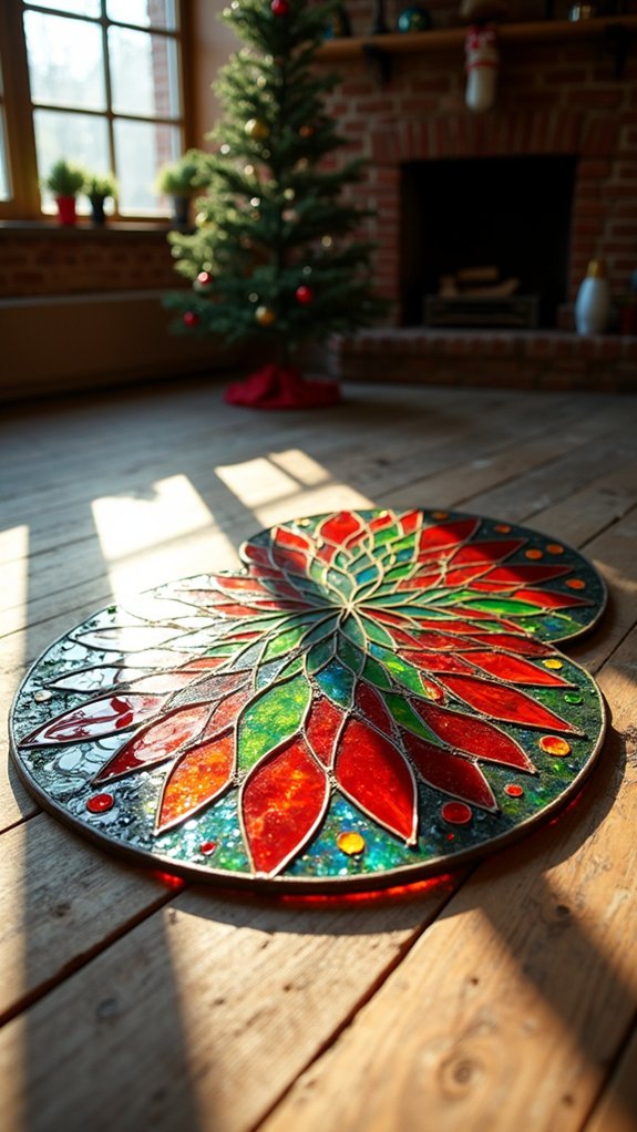 colorful diy tree skirts