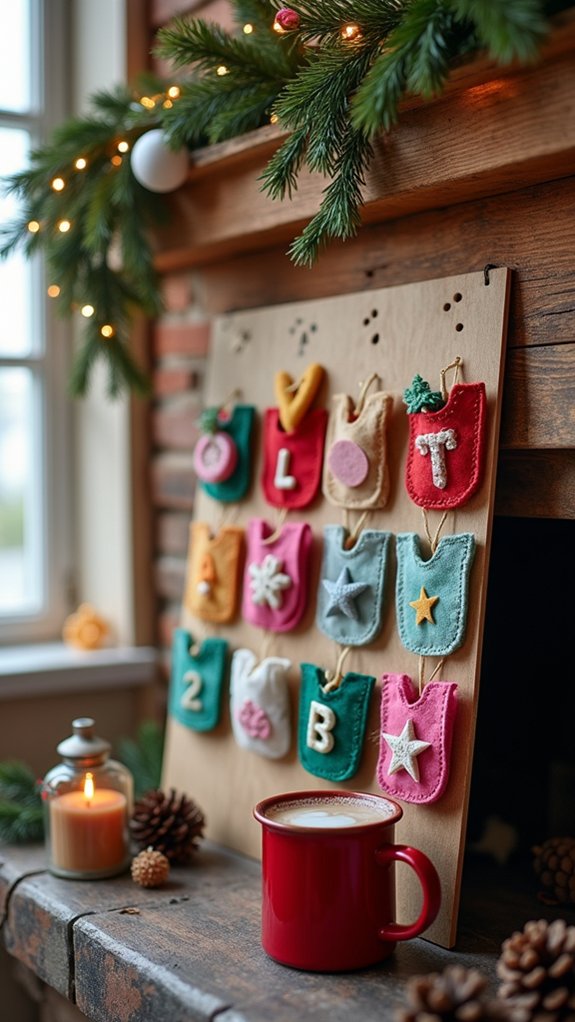 colorful felt pocket surprises