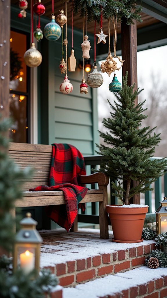 colorful joyful christmas ornaments