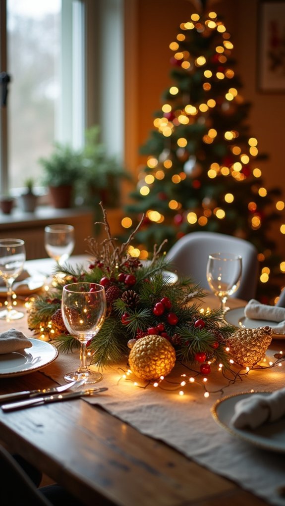 colorful lights enhance atmosphere