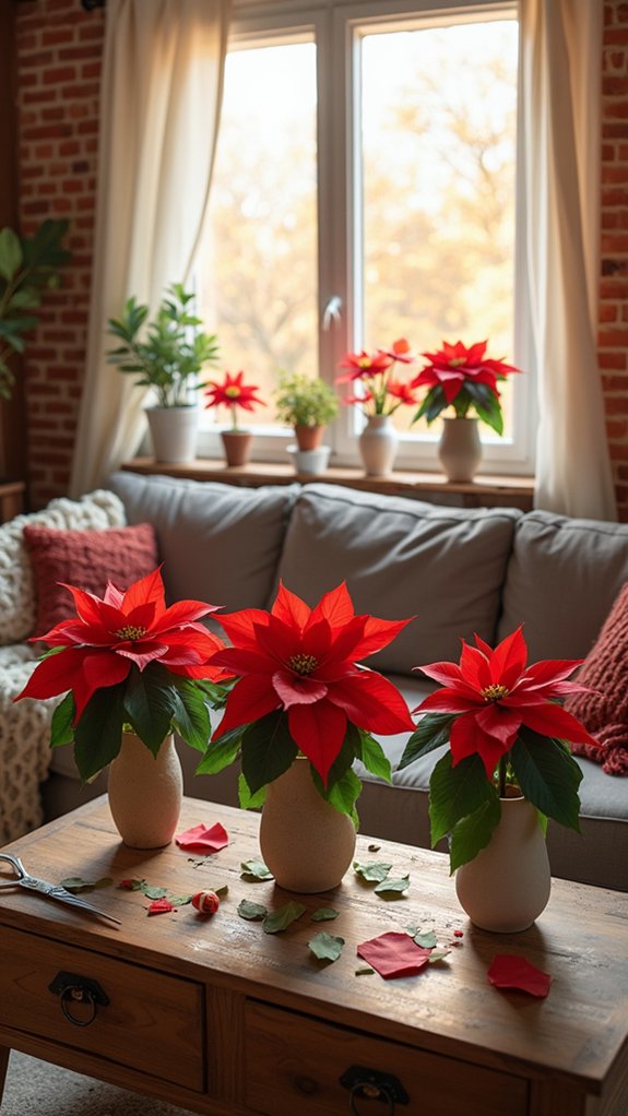 colorful paper flower decorations