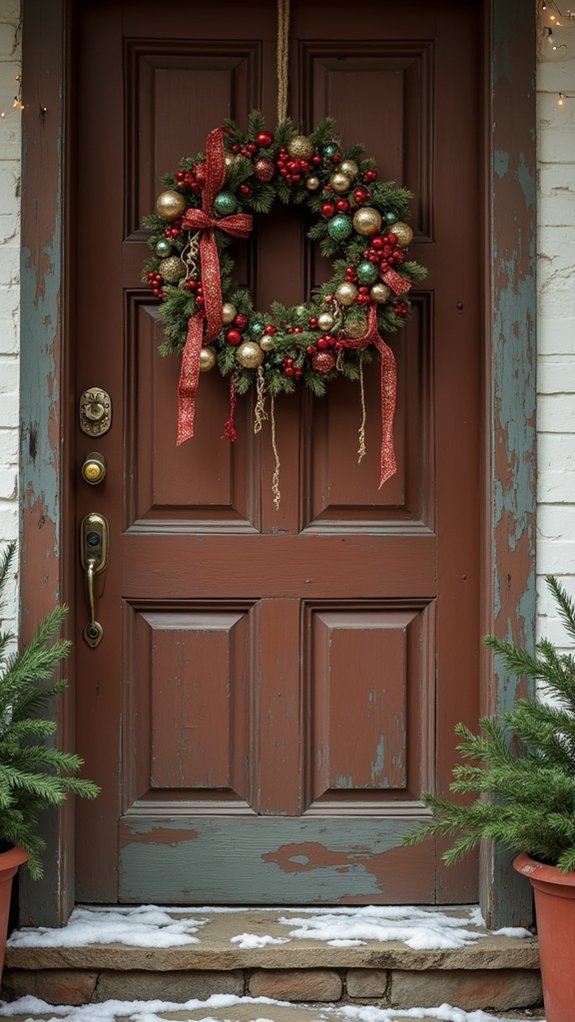 colorful playful bead wreath
