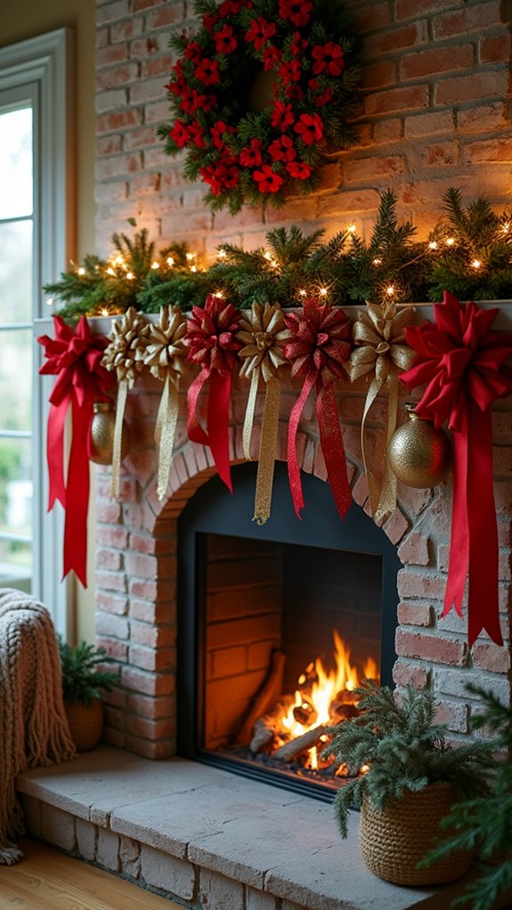 colorful ribbons and bows