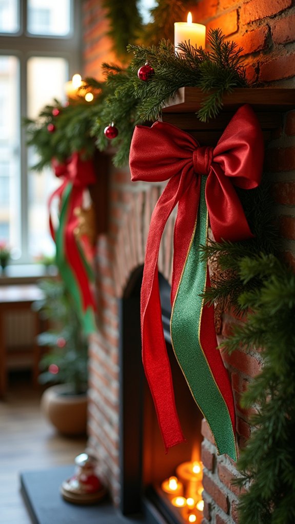 colorful ribbons and bows