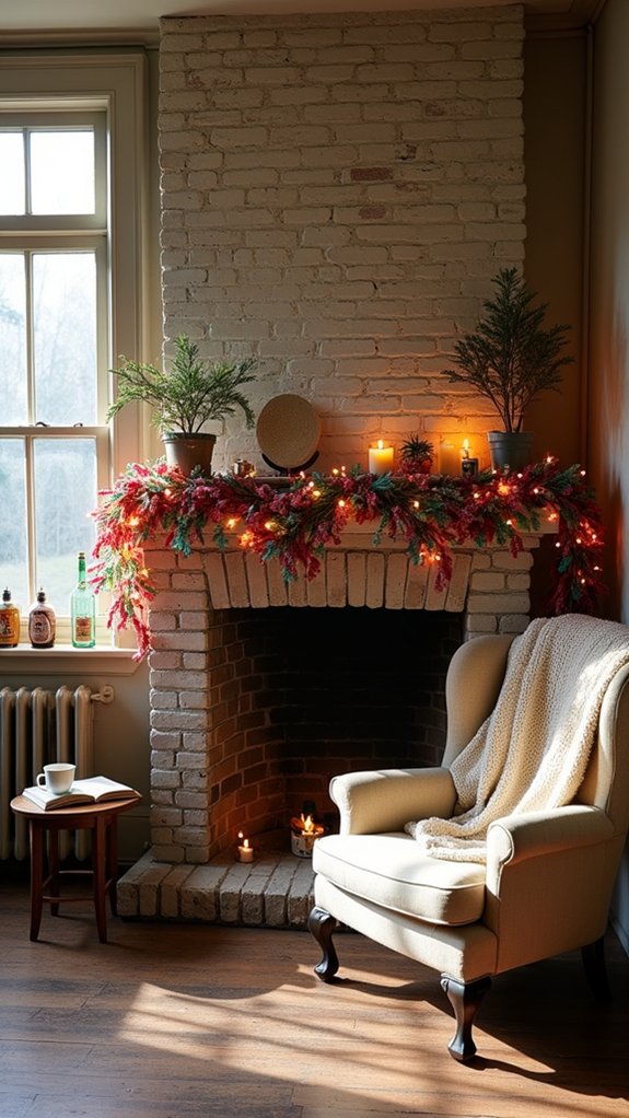 colorful scrap fabric garland