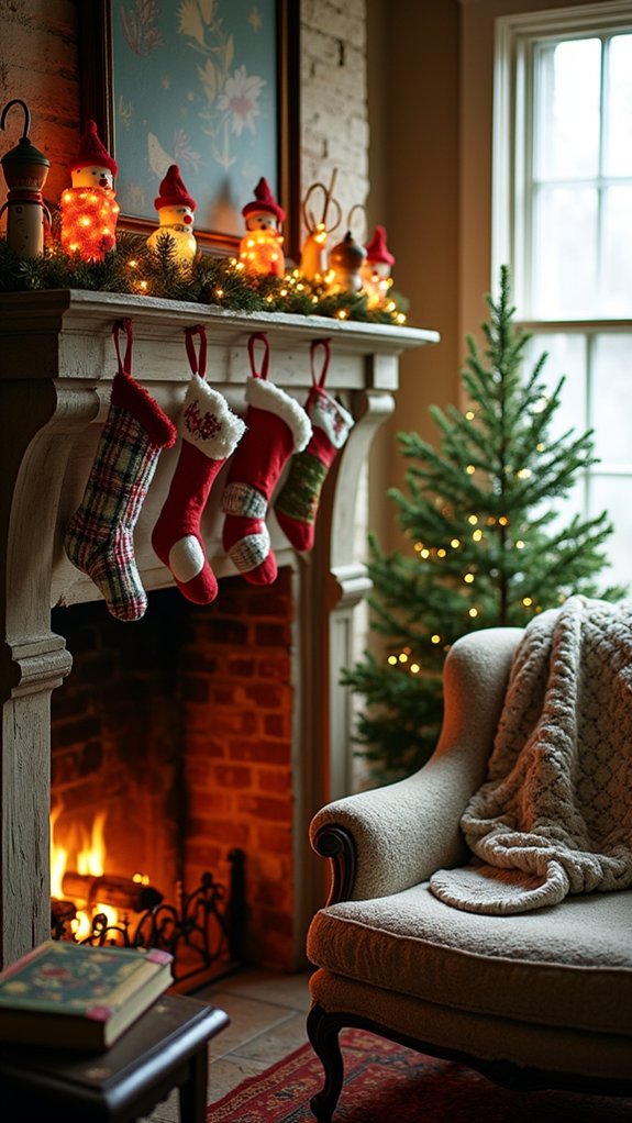 colorful whimsical stocking hangers