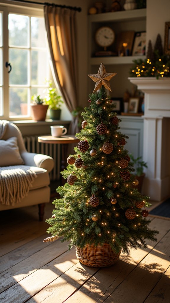 cone shaped holiday decoration project