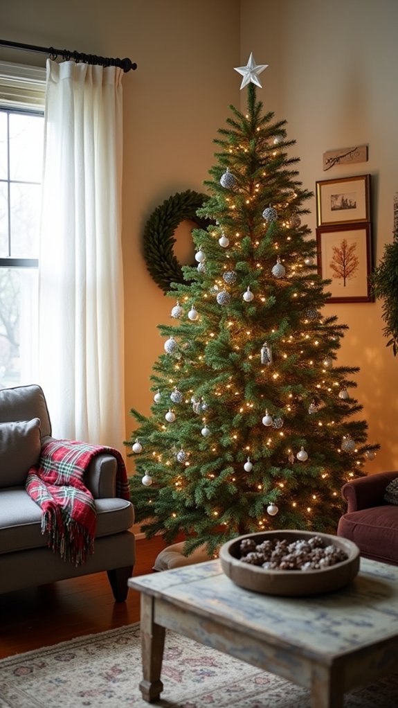 convenient pre lit holiday charm