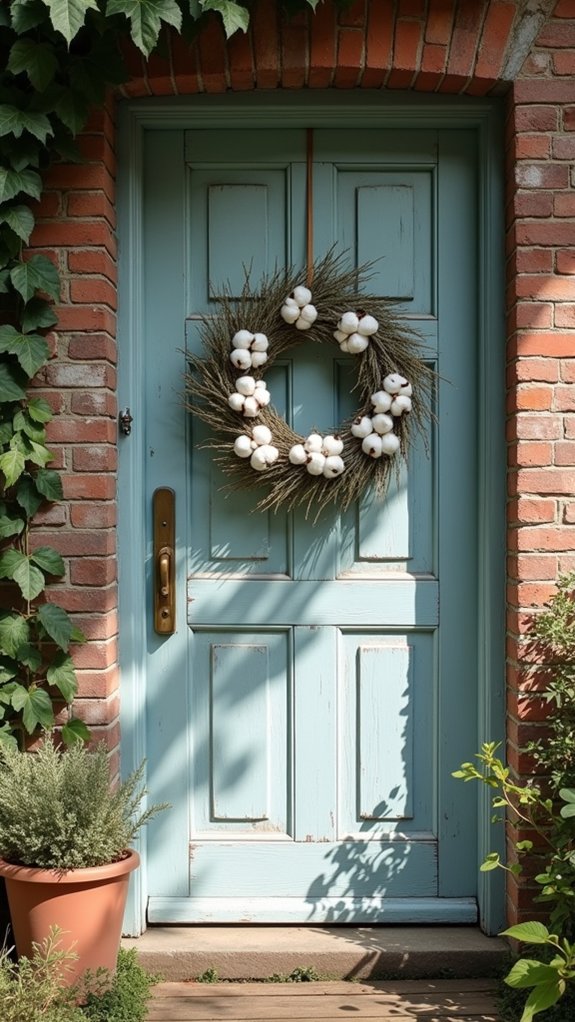 cotton and pine contrast