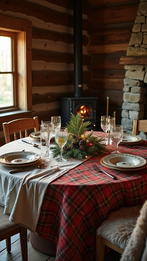 cozy cabin dining retreat
