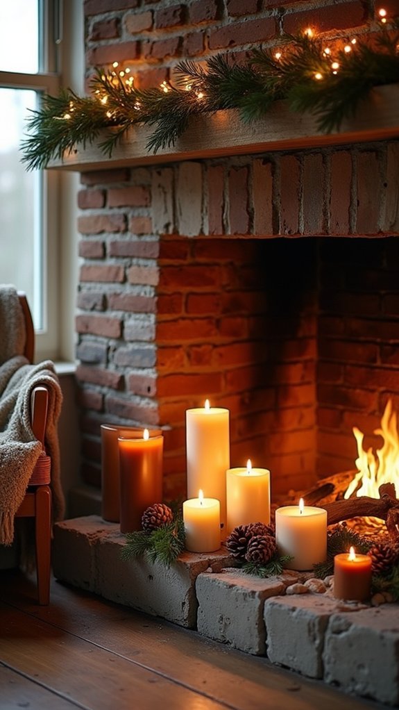 cozy candle decor arrangements