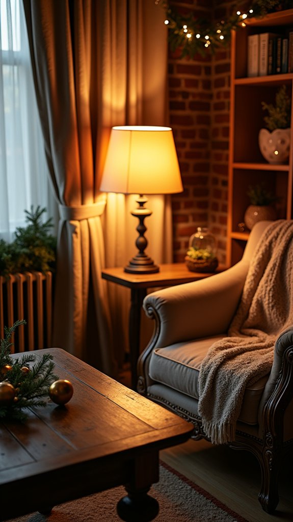 cozy christmas table lamps