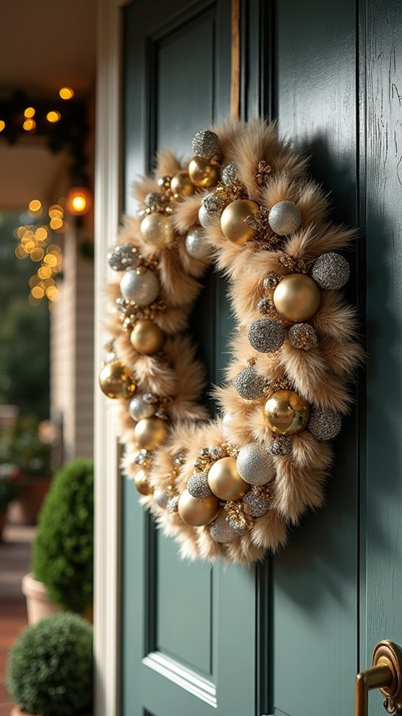 cozy elegance with metallics