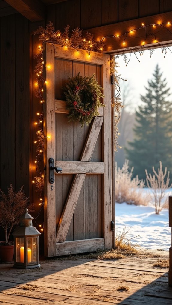 cozy farmhouse string lights