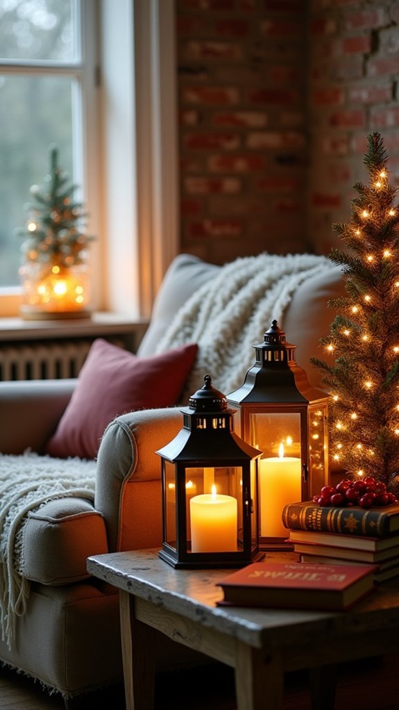 cozy festive lantern ambiance