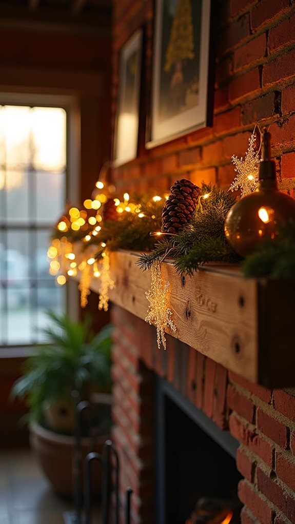cozy festive winter lights