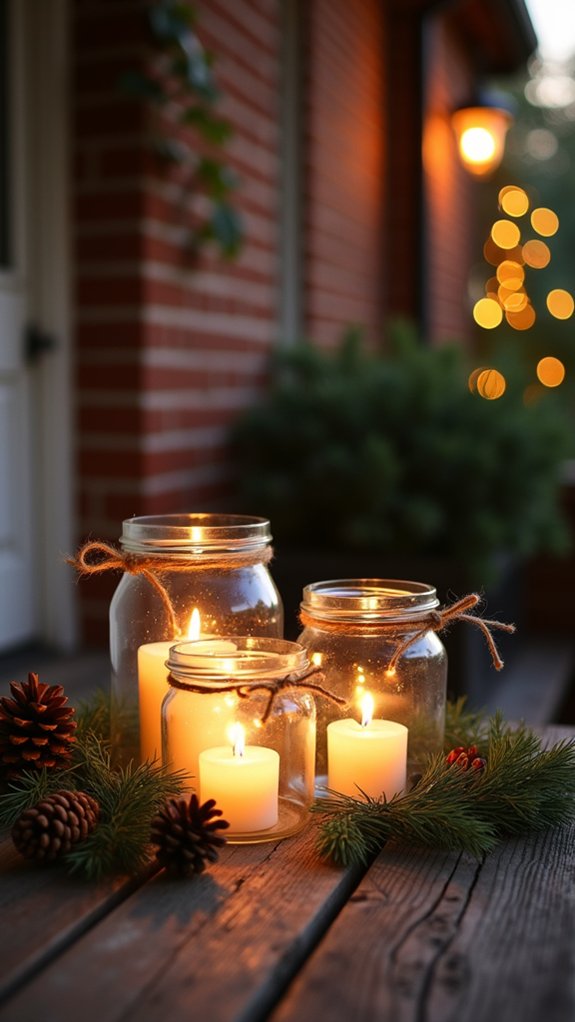 cozy glass jar lights