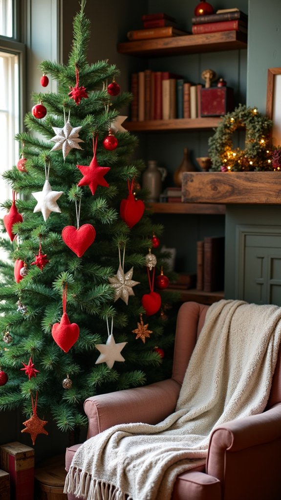 cozy handmade holiday ornaments