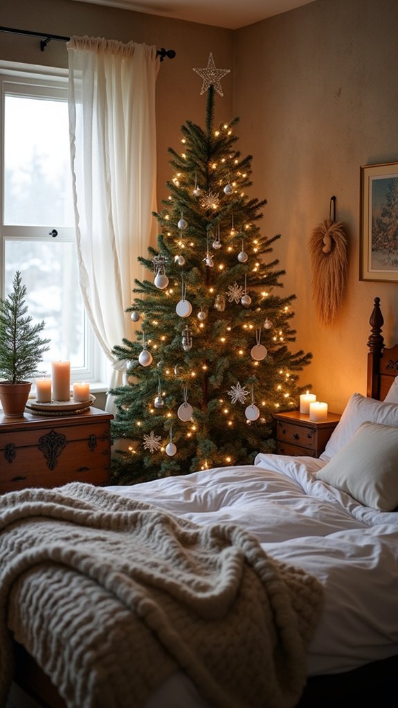 cozy holiday tree ambiance