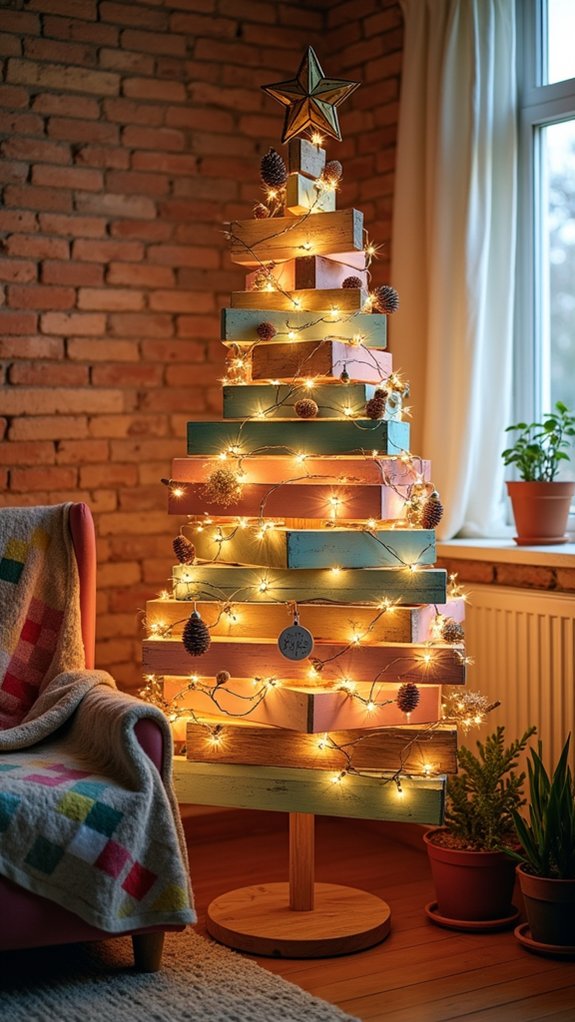 cozy illuminated holiday decor