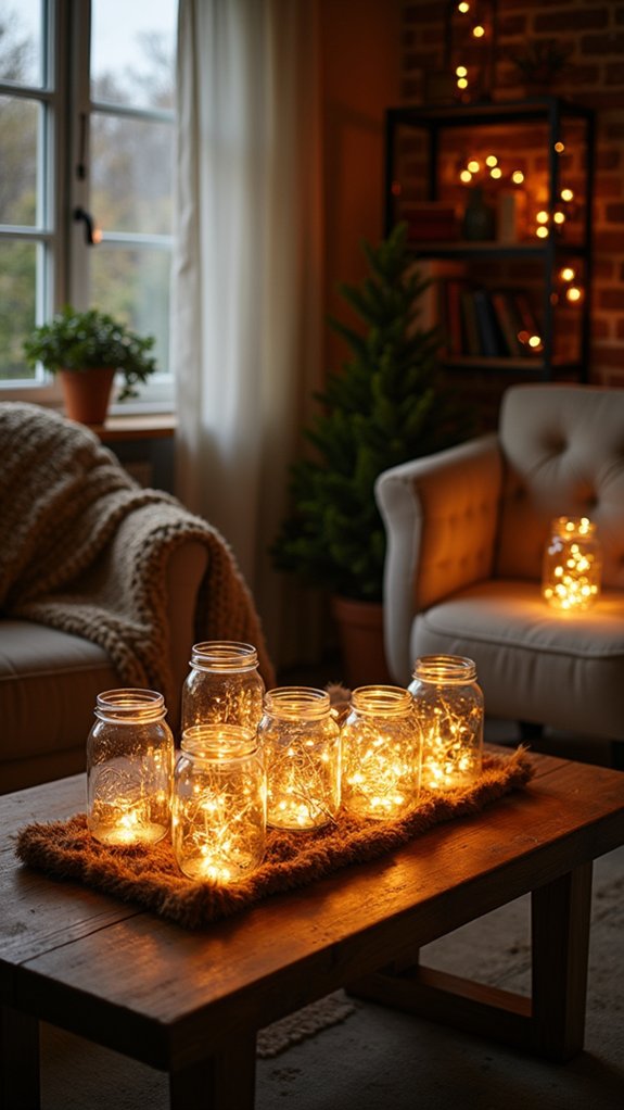 cozy illuminated holiday decorations