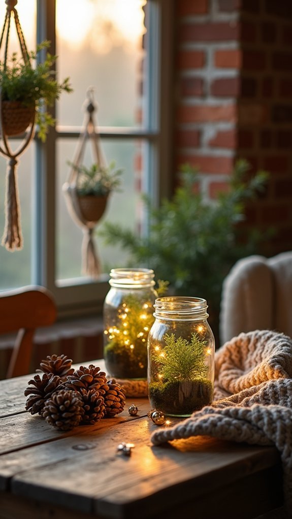 cozy indoor plant decor
